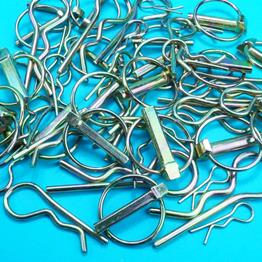 Assorted Bag of 50 Lynch Pins & R Clips
