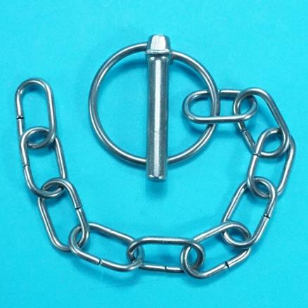 8mm STAINLESS STEEL LYNCH PIN & CHAIN