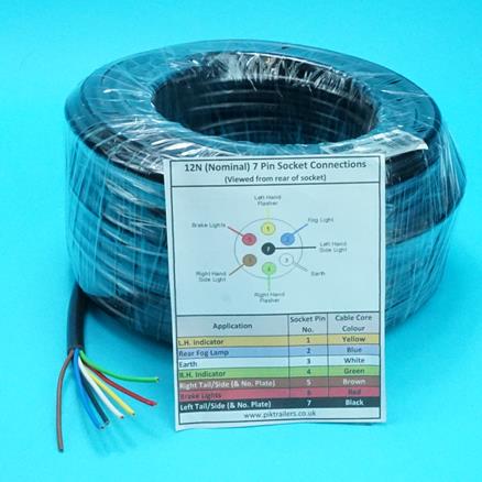 7 CORE CABLE 30m ROLL - 32430