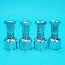 Wheel Studs & Nuts 3/8" UNF - Pack of 4